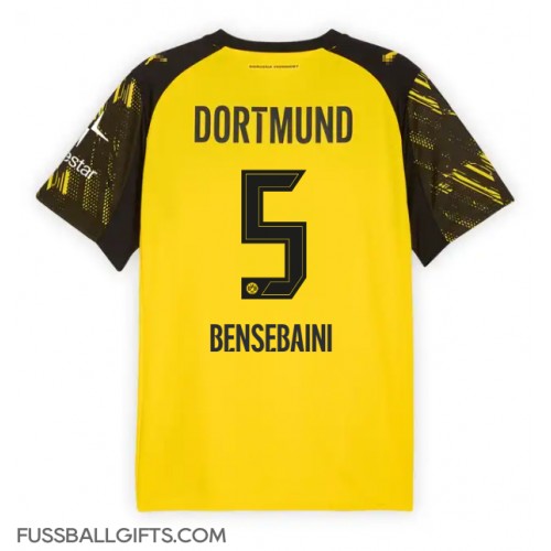 Borussia Dortmund Ramy Bensebaini #5 Fußballbekleidung Heimtrikot 2025-26 Kurzarm